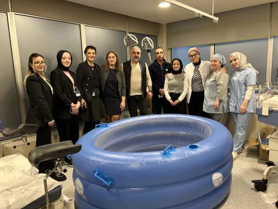 Medipol Çamlıca Hastanesi’nde Suda Doğum Havuzu Kullanıcı Eğitimi gerçekleşti.