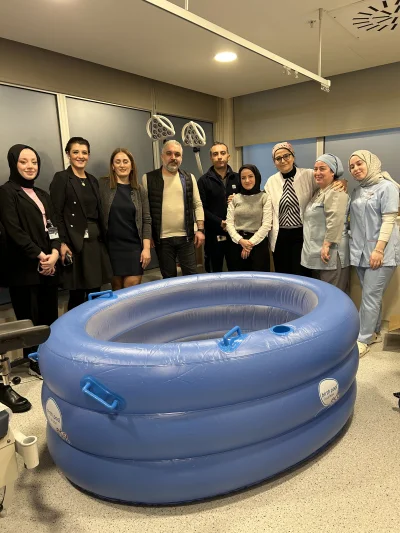 Medipol Çamlıca Hastanesi’nde Suda Doğum Havuzu Kullanıcı Eğitimi gerçekleşti.