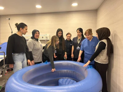 Medivia Hospital’da Suda Doğum Havuzu Kullanıcı Eğitimi gerçekleşti.